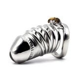 Stainless Steel Chastity Cage 4.72 Inch Long main product | 3d-chastity