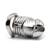 Stainless Steel Chastity Cage 4.72 Inch Long wearing | 3d-chastity