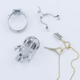 Stainless Steel Custom Chastity Cage with PA T15 rear | 3d-chastity