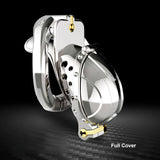 Stainless Steel Detachable Chastity Cage wearing | 3d-chastity
