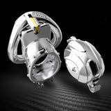 Stainless Steel Detachable Chastity Cage size and shape | 3d-chastity