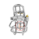 Stainless Steel Detachable PA Puncture Chastity Device full kit | 3d-chastity