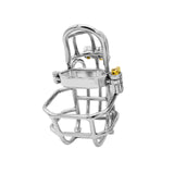 Stainless Steel Detachable PA Puncture Chastity Device side | 3d-chastity