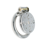 Flat Symbol CB Chastity Device material finish close | 3d-chastity