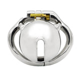Stainless Steel Male Chastity Cage side | 3d-chastity