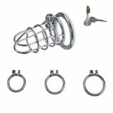 Stainless Steel Prison Chastity Cage size and shape | 3d-chastity