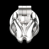Nano Stainless Steel Python V7.0 Chastity Cage side | 3d-chastity