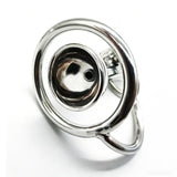 Stainless Steel Reverse Chastity Cage wearing | 3d-chastity