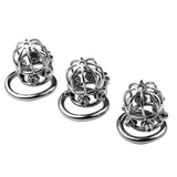 Rivet Bondage Stainless Steel Chastity Cage main product | 3d-chastity