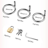 Stainless Steel Rivet Bondage Chastity Cage material finish close | 3d-chastity