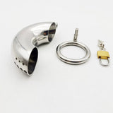 Metal Chastity Device 6.30 Inch Long size and shape | 3d-chastity