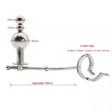 Chastity Cage with a Butt Plug Attachment and Urethral Sound 1.77 Inch Long comparison | 3d-chastity