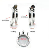 Stainless Steel StarNet Flat Chastity Cage wearing | 3d-chastity