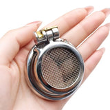 Stainless Steel StarNet Flat Chastity Cage full kit | 3d-chastity