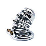 Stainless Steel with Urine Orifice Chastity Device wearing | 3d-chastity