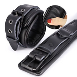 Stainless Steels Humbler with Detachable Ankle Cuffs Chastity Cage product photo 11 of | 3d-chastity