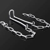 Stainless Steels Humbler with Detachable Ankle Cuffs Chastity Cage lock and ring | 3d-chastity