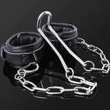 Stainless Steels Humbler with Detachable Ankle Cuffs Chastity Cage product photo 12 of | 3d-chastity