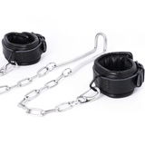 Stainless Steels Humbler with Detachable Ankle Cuffs Chastity Cage full kit | 3d-chastity