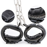 Stainless Steels Humbler with Detachable Ankle Cuffs Chastity Cage front | 3d-chastity