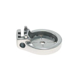 Stainless Thickened Petal Flat Chastity Cage material finish close | 3d-chastity
