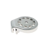 Stainless Thickened Gear Flat Chastity Cage front | 3d-chastity