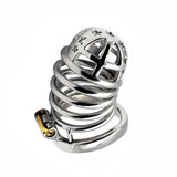 Star Stainless Steel Chastity Cage wearing | 3d-chastity