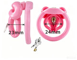 Starfall Bow Chastity Cage front | 3d-chastity