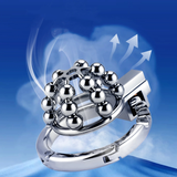 Steel Ball Metal Chastity Lock wearing | 3d-chastity