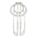 Steel Big Chastity Cage material finish close | 3d-chastity