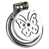 Steel Butterfly Flat Chastity Lock full kit | 3d-chastity