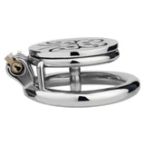 Steel Butterfly Flat Chastity Lock lock and ring | 3d-chastity
