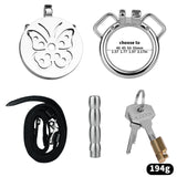 Steel Butterfly Flat Chastity Lock product photo 19 of | 3d-chastity