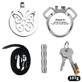 Steel Butterfly Flat Chastity Lock product photo 18 of | 3d-chastity
