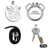 Steel Butterfly Flat Chastity Lock product photo 17 of | 3d-chastity