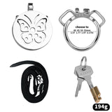 Steel Butterfly Flat Chastity Lock product photo 16 of | 3d-chastity