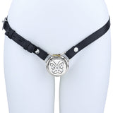 Steel Butterfly Flat Chastity Lock rear | 3d-chastity