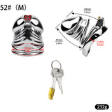 Steel Chastity Cage size and shape | 3d-chastity
