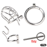 Steel Chastity Device with PA size and shape | 3d-chastity