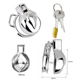 Steel Clitty Chastity Cage with Belt material finish close | 3d-chastity