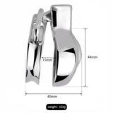 Steel Clitty Chastity Cage with Belt front | 3d-chastity