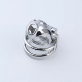 Steel Custom Chastity Cage T11 material finish close | 3d-chastity