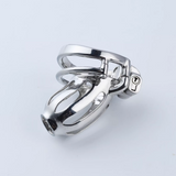 Steel Custom Chastity Cage T11 side | 3d-chastity