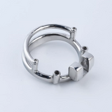 Steel Custom Chastity Cage T11 wearing | 3d-chastity