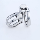 Steel Custom Chastity Cage with PA T10 material finish close | 3d-chastity
