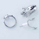Steel Custom Chastity Cage with PA T12 size and shape | 3d-chastity