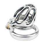 Steel Custom Chastity Cage with PA material finish close | 3d-chastity