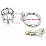 Short Chastity Cage 1.3 Inch lock and ring | 3d-chastity