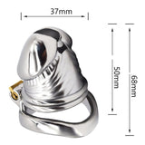 Steel Realistic Chastity Cage size and shape | 3d-chastity