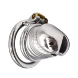 Steel Realistic Chastity Cage material finish close | 3d-chastity